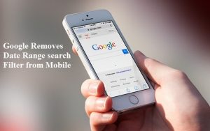 Google Removes Date Range Search Filter from Mobile
