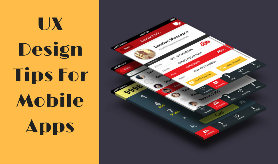 UX Designs Tips For Mobile Apps