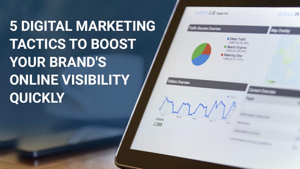 5 Digital Marketing Tactics To Boost Your Brand's Online Visibility Quickly - Primotech 5 Digital Marketing Tactics To Boost Your Brand's Online Visibility Quickly
