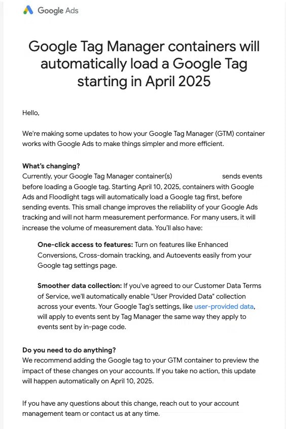 google tag manager
