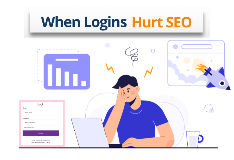 Login Pages Hurting SEO