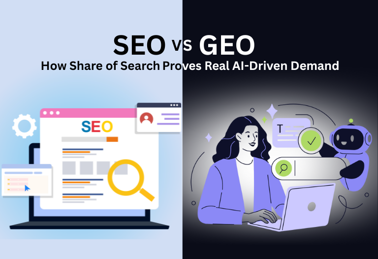 GEO vs SEO: How Share of Search Proves Real AI-Driven Demand