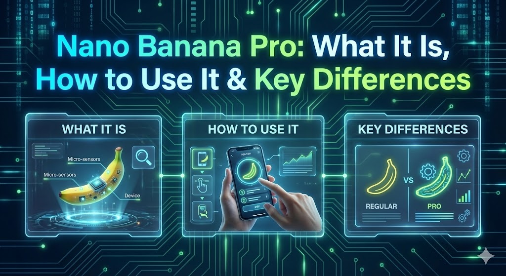 Nano Banana Pro: What It Is, How to Use It & Key Differences