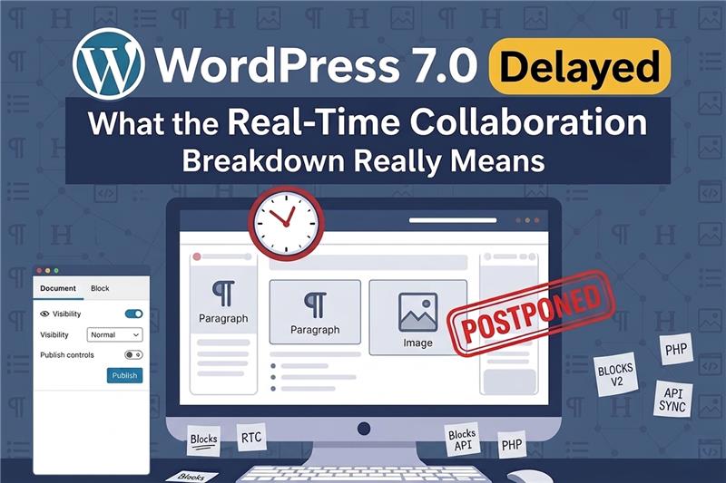 WordPress 7.0 Delayed: What the Real-Time Collaboration Breakdown Really Means