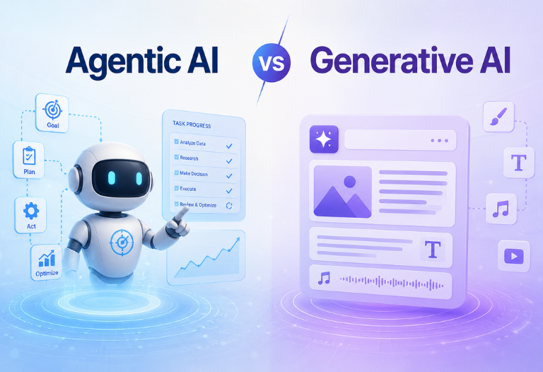 Agentic AI vs Generative AI: What’s the Difference and Why 2026 Matters